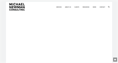 Desktop Screenshot of michaelnewmanconsulting.com